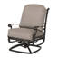 Florence High Back Swivel Rocking Lounge Chair with Sunbrella Cushions-944341914-944341918