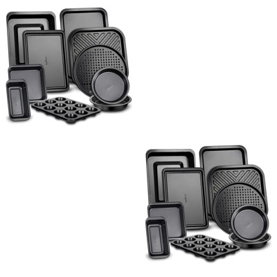 NutriChef 20 Piece Non-Stick Bakeware Set