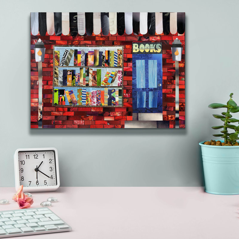 «Bookshop» par Artpoptart, H 12 po x l 16 po x P 0,75 po