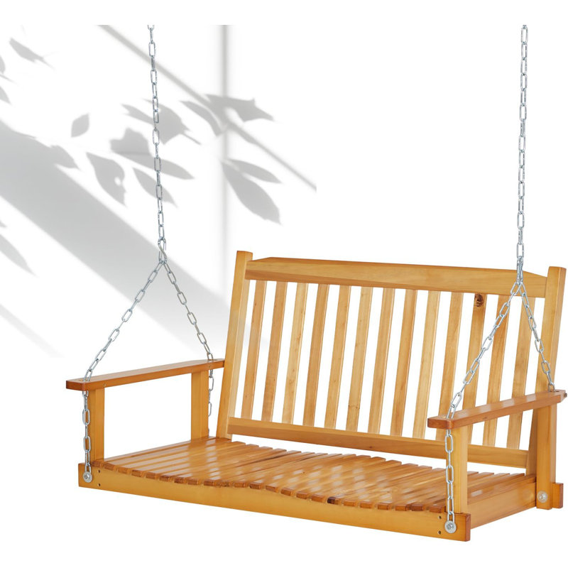 Balancelle d'extérieur en bois améliorée
