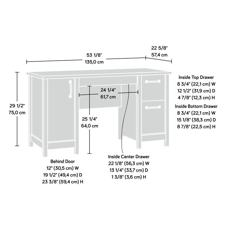 Greyleigh™ Ringgold Computer Desk & Reviews | Wayfair