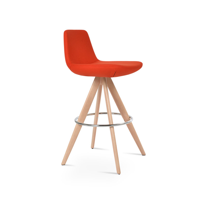 Tabouret Pera Pyramid, Naturel, Tabouret de bar, Pistache