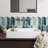 Tara Chevron 11.73 in. x 11.74 in. Molten Glass Mosaic Wall Tile (0.96 Sq. Ft. / Sheet)-50835213