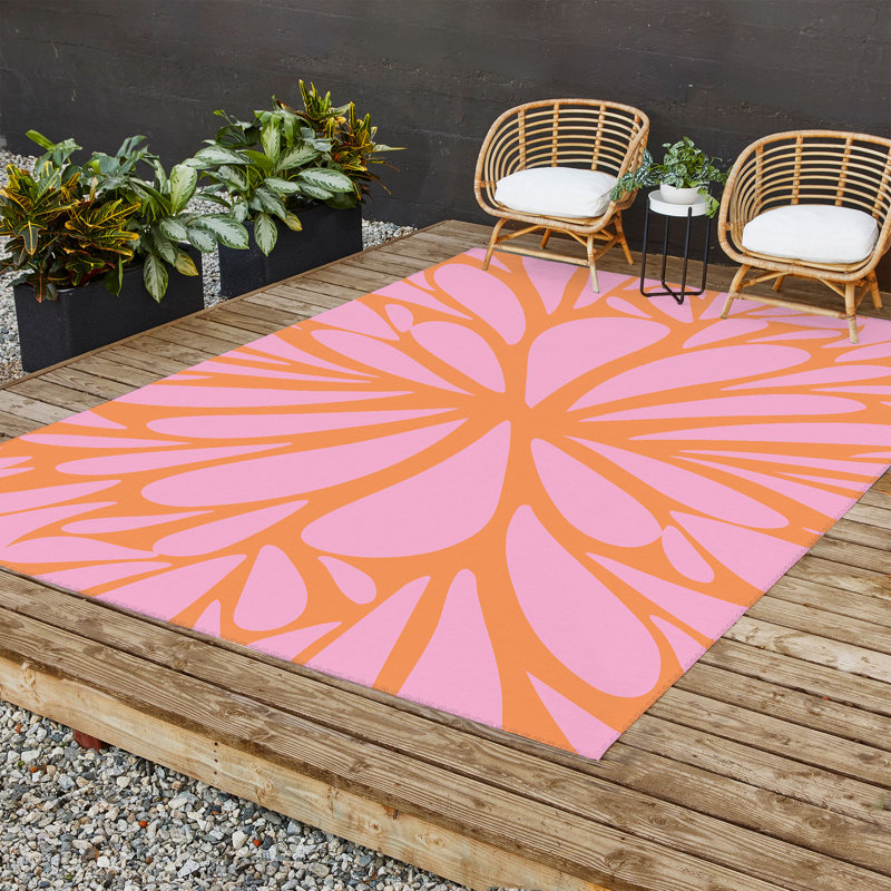 Tapis rectangulaire à envers antidérapant Maliyah, Rectangle 8 pi x 10 pi
