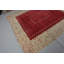 Tapis Oushak, tapis rétro, tapis turc, tapis de 5,6 x 6,7 pi, tapis oriental, tapis Oushak rouges
