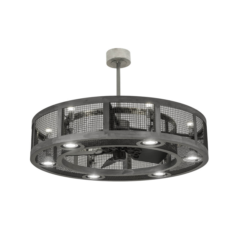 48" Wide Paloma Golpe Chandel-Air, 11.5" H x 48" W x 48" D, Steel