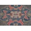 Tapis géométrique bleu Oushak 8 x 11