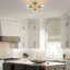3-Light Modern Globe Glass Semi Flush Mount-1274885452