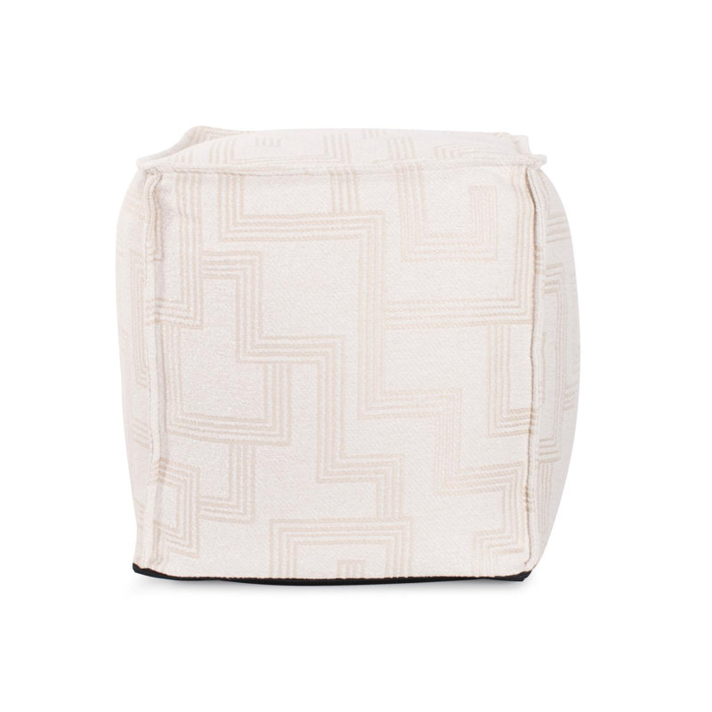 Pouf carré / extérieur Benny Syros Fog, Brun