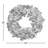 Cream Beige Soft Touch Velvet Maple Leaf 22" Neutral Fall Mantle Wreath