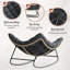 Chaise berçante rembourrée Nechuma Papson, chaise berçante royale en forme d'œuf grande taille, chaise berçante rembourrée pour l'intérieur-1591906159