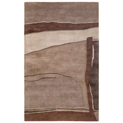 Roseburg Hand Tufted Wool Oliver Indoor Area Rug