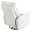 Fauteuil inclinable gris avec pivot de 270 po
