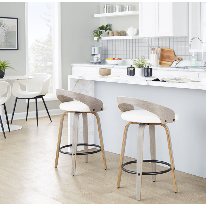 Fixed-Height Counter Stool with Swivel