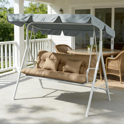 Coussins de mobilier d'extérieur touffetés, coussins de chaise de jardin moelleux, coussin de dossier et de siège, coussins de chaise de patio (coussin seulement), coussin de chaise