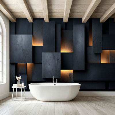 Peel and Stick Wallpaper Wall Mural Immersive Modern Wall Design Clean Lines Wall Art Self Adhesive and Removable
