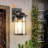 Schock  Seeded Glass Outdoor Wall Light With Dusk to Dawn-518601389