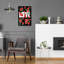 Ebern Designs «Love Kiss II» par Regina Moore, art mural en verre acrylique-582942259