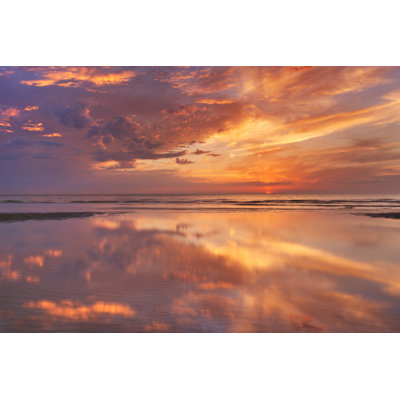 Sunset Reflections on the Beach by Sara_Winter