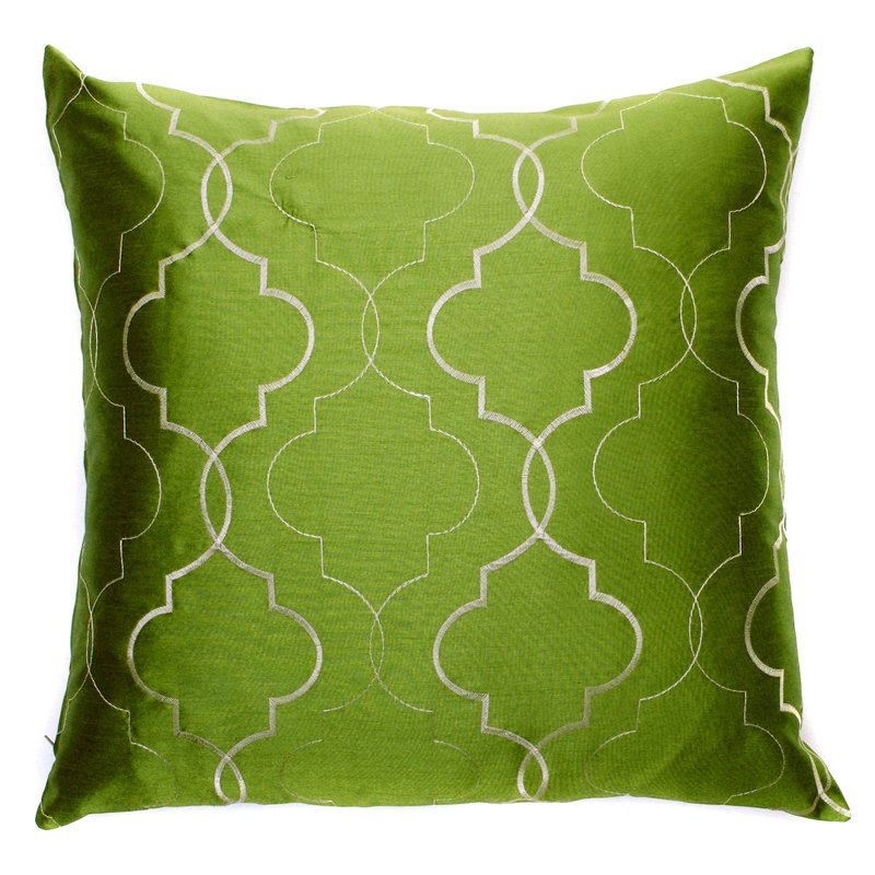 Rickmansworth Geometric Square Cushion Cover, Blue, 55 x 55cm
