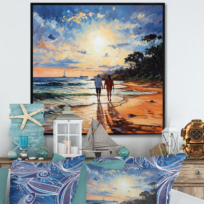 " Beach Photo Seaside Stroll II "