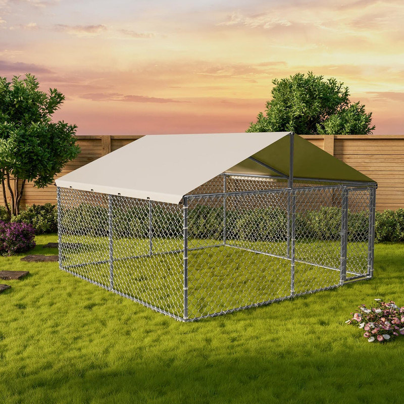 182.9cm H Metal Yard Kennel