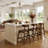 Solid Wood Counter Stool-227712090