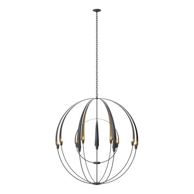 Lustre sphérique double 12 lumières Cirque