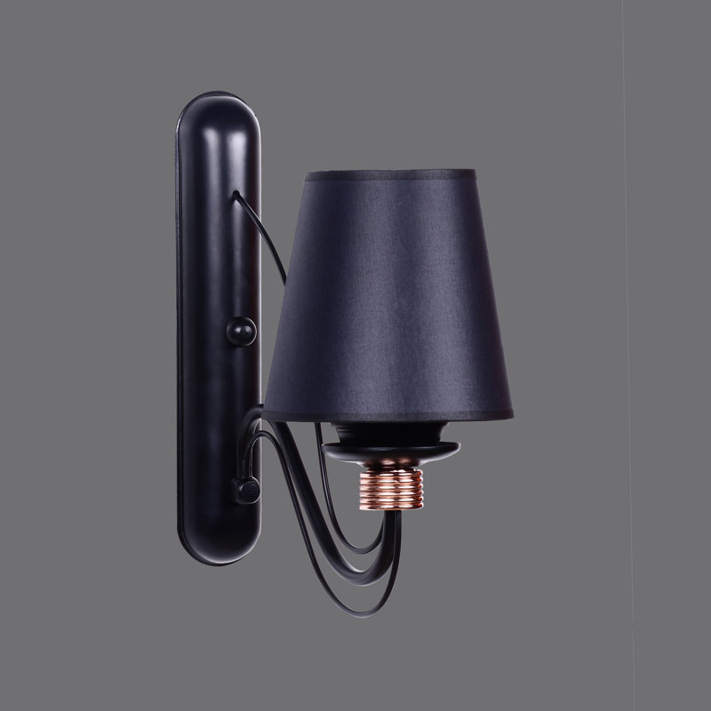 Lampe murale industrielle, structure en métal avec revêtement en cuivre, 4,7 po x 11,8 po x 11,4 po | Douille E14, 40 W maximum | Finition de la peinture séchée au four | Parfait pour la décoration intérieure et l'éclairage, design industriel élégant