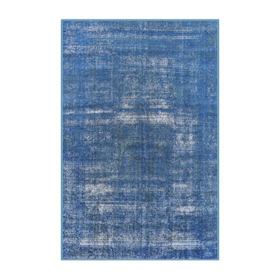Tapis bleu Isaias