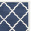 Tapis bleu marine / beige Ammundsen-1190977007