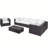 Modway Convene Wicker Rattan 7-Piece Outdoor Patio Sectional Sofa Furniture Set-2018957931