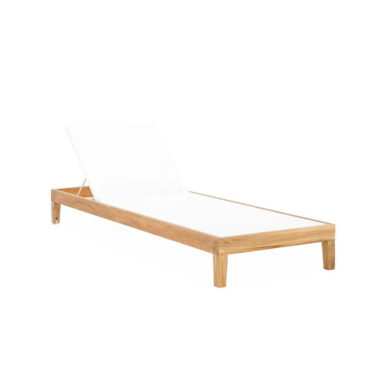 Chaise longue en teck Classic