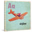 «Air plane», reproduction sur toile tendue-25597088