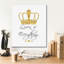  'Queen Typography A' by Jean Plout Canvas Wall Art, 20" x 24"