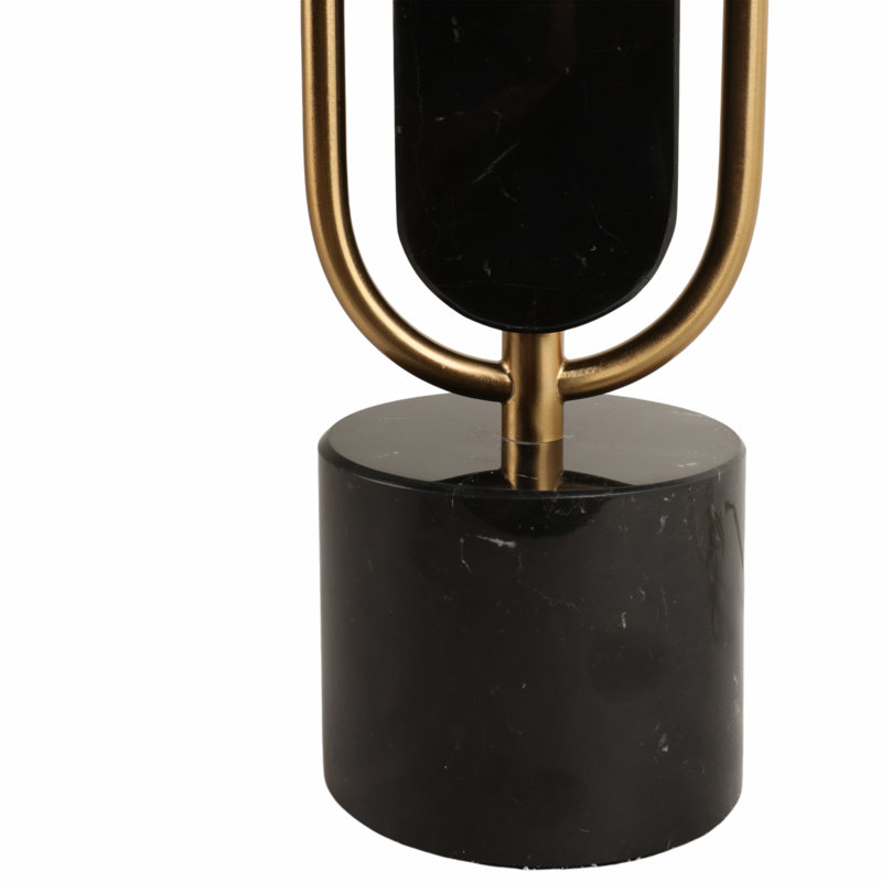 Metal Table Lamp, Black