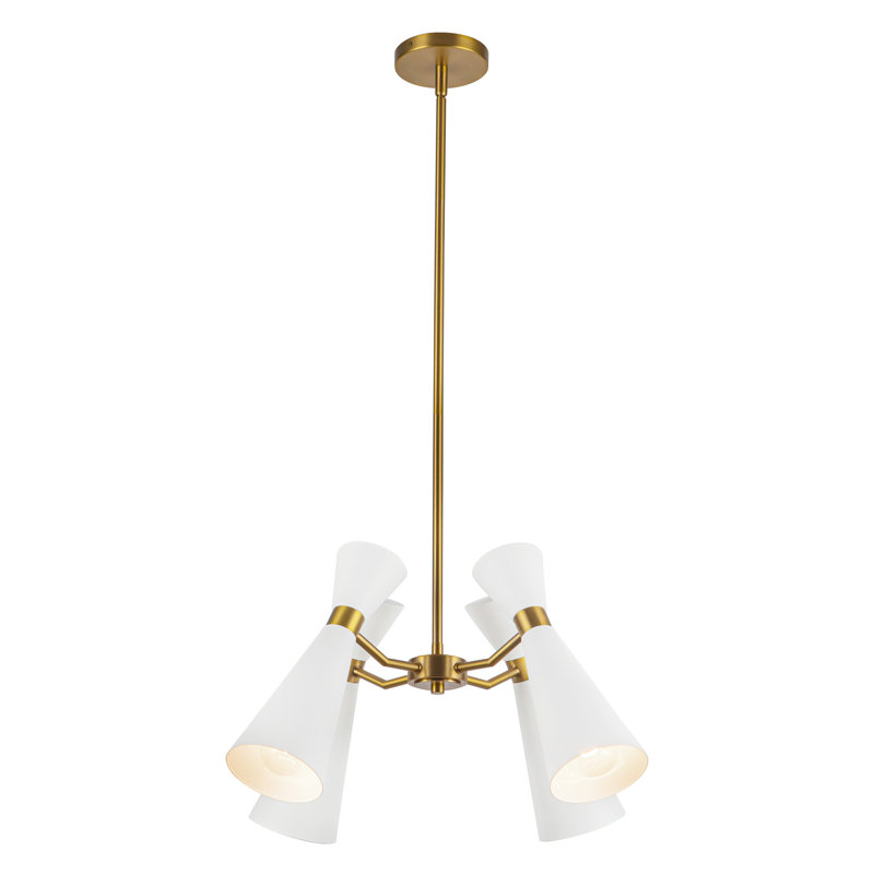 Lustre 24 po Blake, Blanc, Blanc