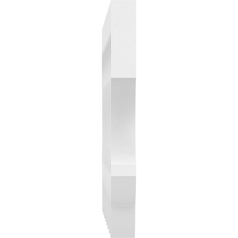 White 48-inch PVC Traditional Running Trim