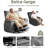 Oversized Recliner Chair, 360° Manual Rocker Swivel Recliner, Side Pockets And Cup Holders-411902099