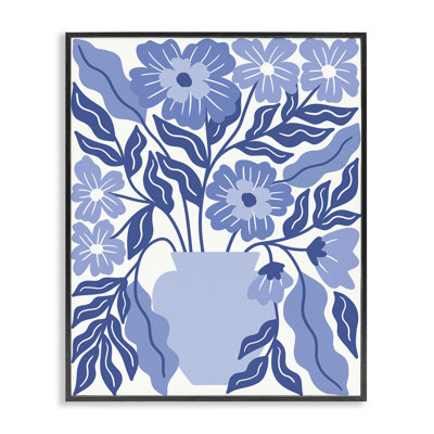 «Blue & White Flower Vase», estampe numérique par Taylor Shannon Designs