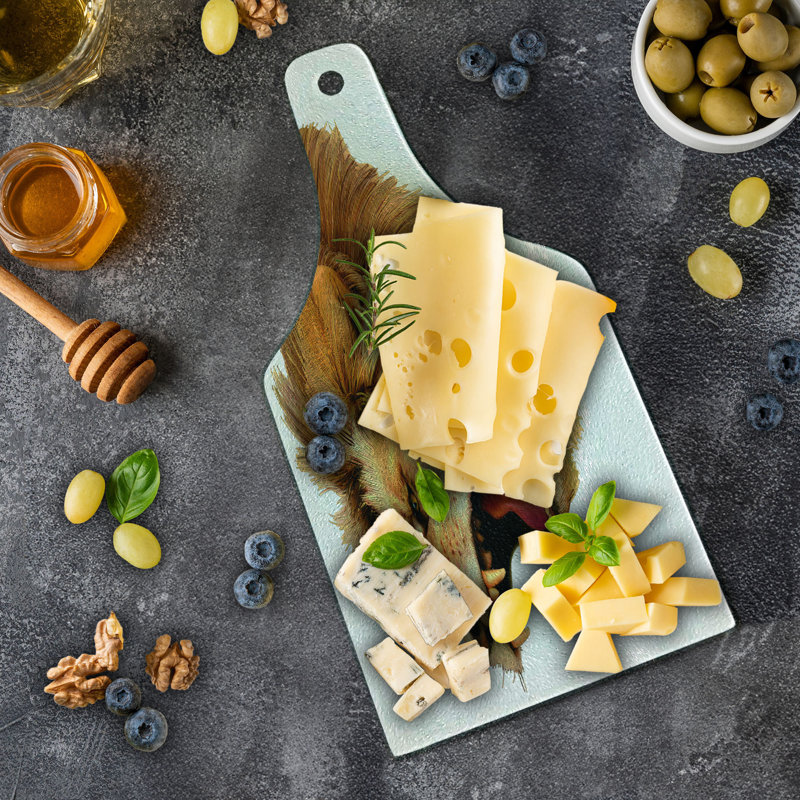 Très grande planche à découper en verre trempé Ambesonne