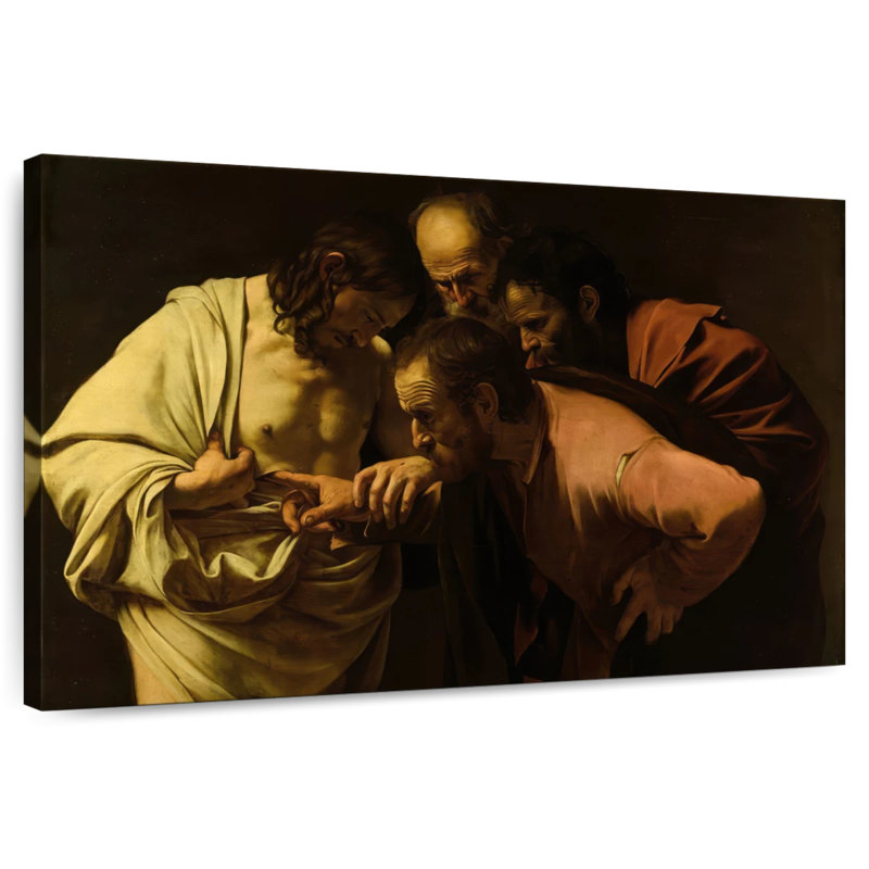 Leisha l'incrédulité de Saint-Thomas, H 16 po x l 24 po