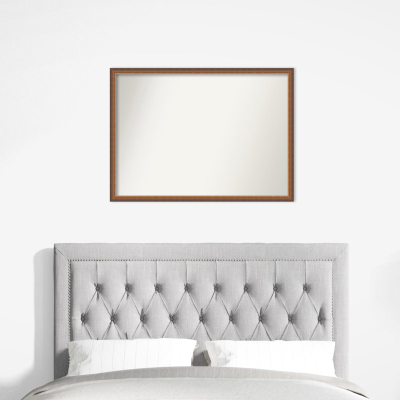 Miroir mural Hallard, Rectangle, 29,25 po x 40,25 po, Bronze