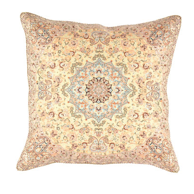 Oriental Square Pillow Cover & Insert