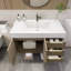 Ensemble de meuble-lavabo simple mural 35,4 "Mariyon-107671736