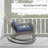 Outsunny Outdoor Wicker Adirondack Rocking Chair, Patio Rattan Rocker Chair With High Back, Seat Cushion, And Pillow For Garden, Porch, Balcony-1922243775