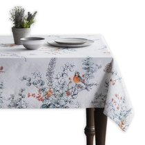 Maison d' Hermine Allure 100% Cotton Tablecloth Kitchen Dining Table Cloth  for Rectangle Tables Farmhouse Tabletop Cover for Parties, Wedding Use