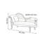 Chaise longue rétro en bois massif sculpté-131995689