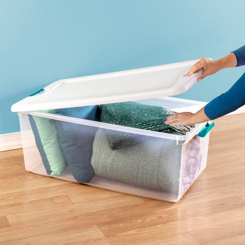 Contenant de rangement empilable avec couvercle Sterilite