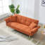 Canapé-lit convertible en futon de 70 pouces avec futon convertible avec accoudoirs et dossier réglables